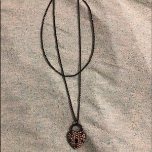 Betsy Johnson earrings and matching necklace